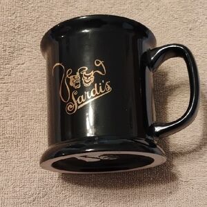 Sardi's Black Ceramic Mug
